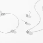 Classic Cube Square Chain Bracelet Geometric Design 925 Sterling Silver