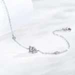 Geometric Design Chain Bracelet 100% 925 Sterling Silver