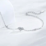 Classic Sweet Heart Fashion Chain Bracelet 925 Sterling Silver