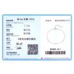 Dazzling Zircon Adjustable Link Chain Bracelet 925 Sterling Silver