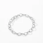 Chain Geometric Bracelet Fashion New Genuine 925 Sterling Silver