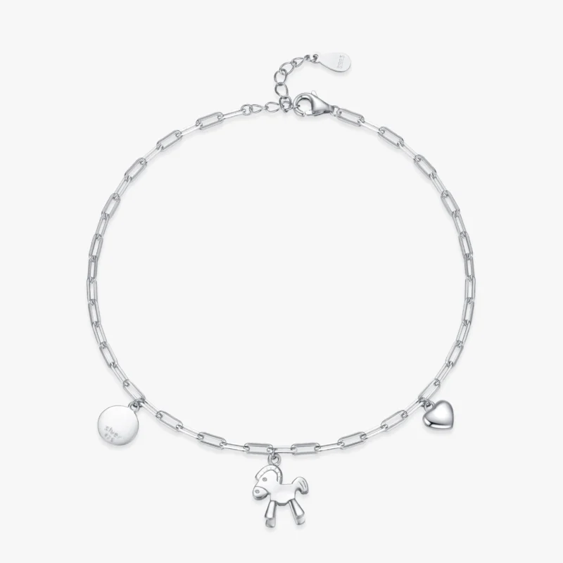 Unique Horse Animal Design Adjustable Bracelets 925 Sterling Silver