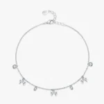 Geometric Design Adjustable Link Chain Bracelet 925 Sterling Silver