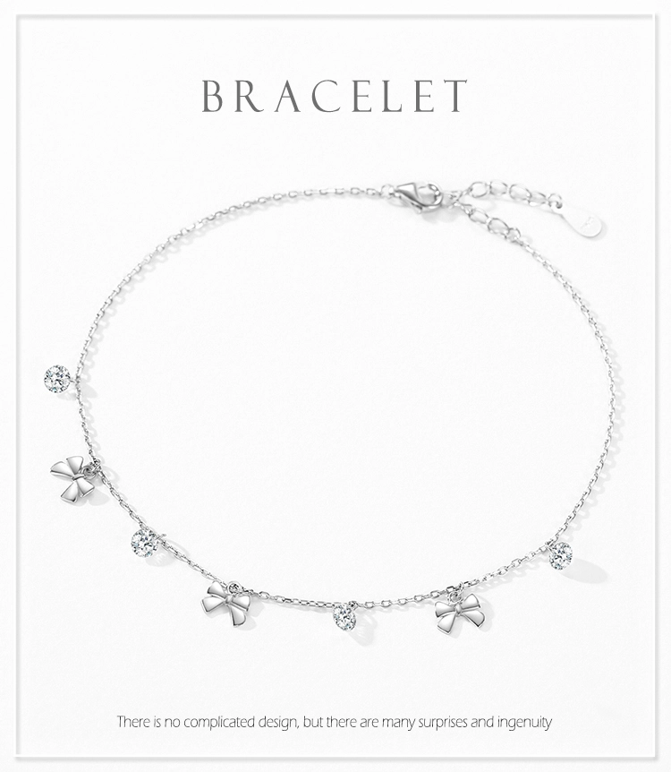 Geometric Design Adjustable Link Chain Bracelet 925 Sterling Silver