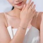 Romantic Heart Adjustable Bracelet 925 Sterling Silver