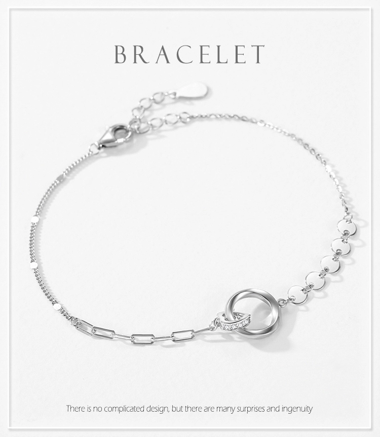 Romantic Heart Adjustable Bracelet 925 Sterling Silver