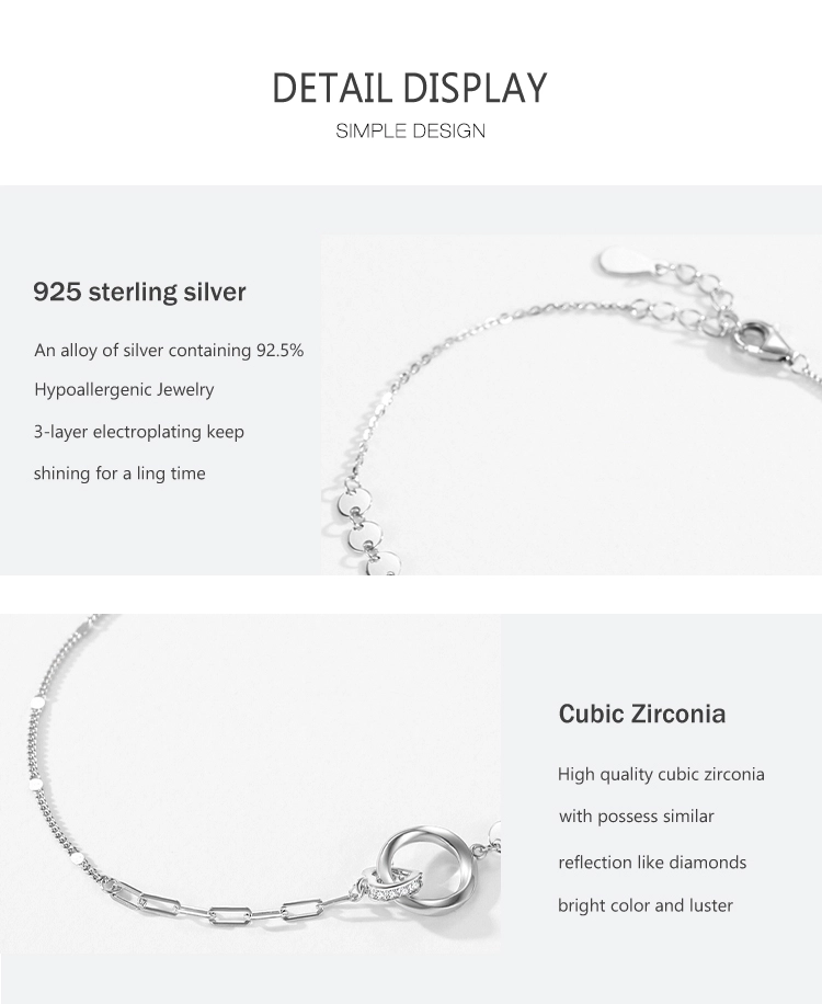 Romantic Heart Adjustable Bracelet 925 Sterling Silver