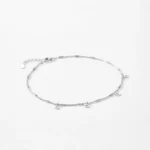 Sexy Lip Shape Chain Bracelet Genuine 925 Sterling Silver Adjustable