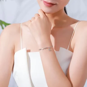 Charm Elegant Butterfly Bracelet Genuine 925 Sterling Silver