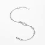 Heart Bracelet Original Design Clear CZ Bracelet 925 Sterling Silver