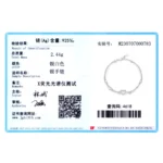 Heart Bracelet Original Design Clear CZ Bracelet 925 Sterling Silver