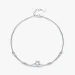 Light Luxury Elegant Star Zirconia Bilayer Bracelets 925 Sterling Silver