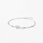 Light Luxury Elegant Star Zirconia Bilayer Bracelets 925 Sterling Silver