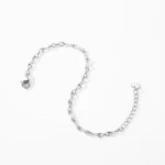 Fashion Design Romantic Infinite Symbol Bracelet 925 Sterling Silver