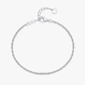 Chain Stackable Bracelet 925 Sterling Silver