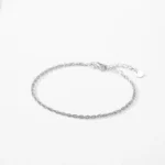 Chain Stackable Bracelet 925 Sterling Silver