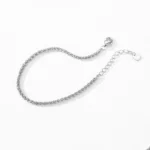 Chain Stackable Geometric Bracelet 100% 925 Sterling Silver