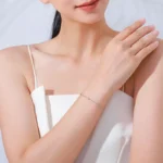 Beads Line Chain Bracelets Adjustable 925 Sterling Silver