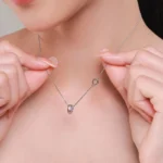 Fashion Round Pendant Necklace Top Quality 925 Sterling Silver