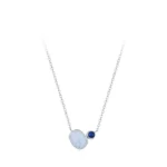 Oval Moonstone Pendant Necklace 925 Sterling Silver
