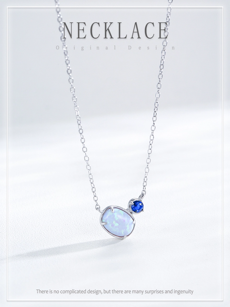Oval Moonstone Pendant Necklace 925 Sterling Silver