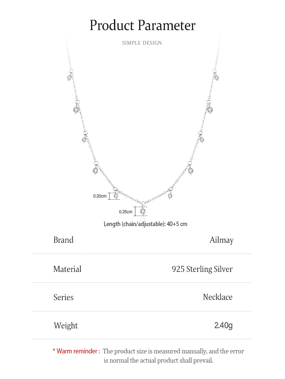 Vintage Mini Round Zircon Choker Necklace Sterling Silver