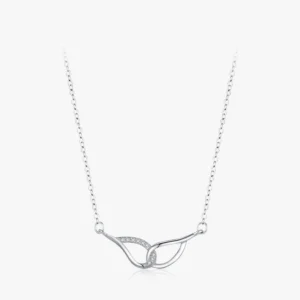 Angel Wings Pendant Necklace 925 Sterling Silver