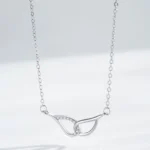 Angel Wings Pendant Necklace 925 Sterling Silver