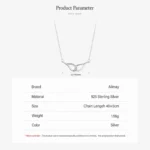 Angel Wings Pendant Necklace 925 Sterling Silver