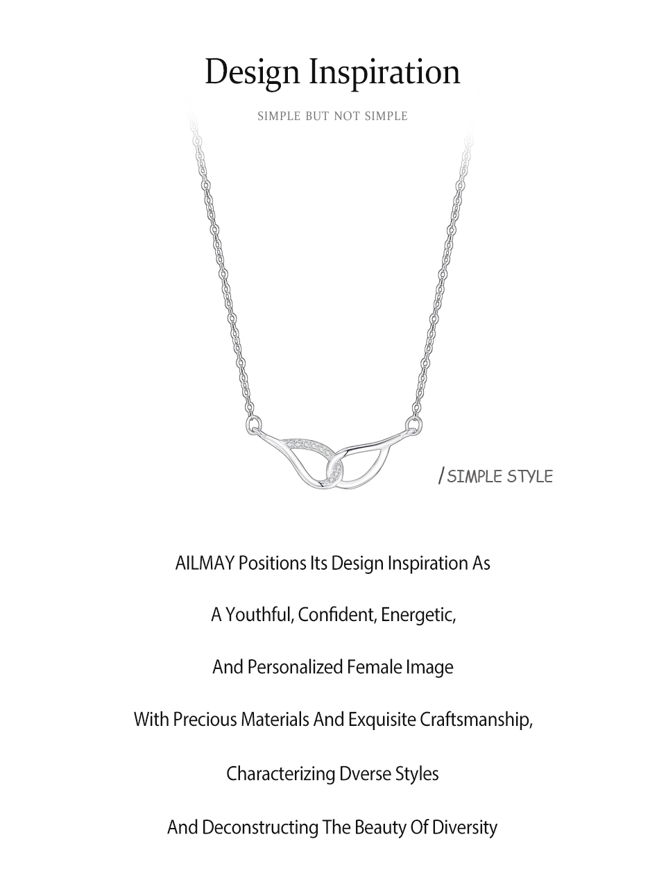 Angel Wings Pendant Necklace 925 Sterling Silver