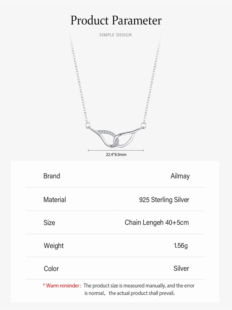 Angel Wings Pendant Necklace 925 Sterling Silver