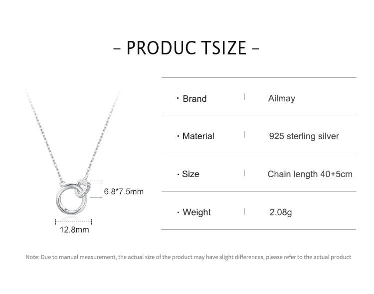 Zircon Romantic Heart Lock Design Necklace Sterling Silver
