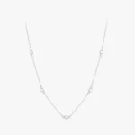 Square Stackable Pendant Necklace Sterling Silver