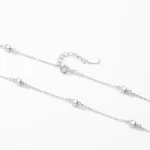 Square Stackable Pendant Necklace Sterling Silver