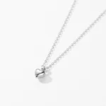 Romantic Heart Pendant Necklace Sterling Silver