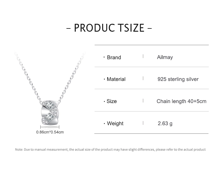 Geometric Cut Sparkling CZ Pendant Necklace Sterling Silver