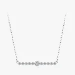 Line Design Pendant Necklaces Sterling Silver