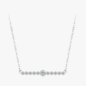 Line Design Pendant Necklaces Sterling Silver