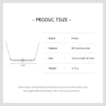Line Design Pendant Necklaces Sterling Silver