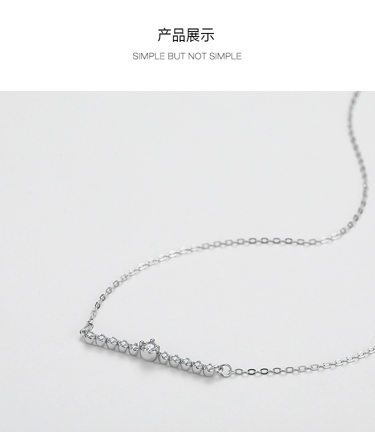 Line Design Pendant Necklaces Sterling Silver