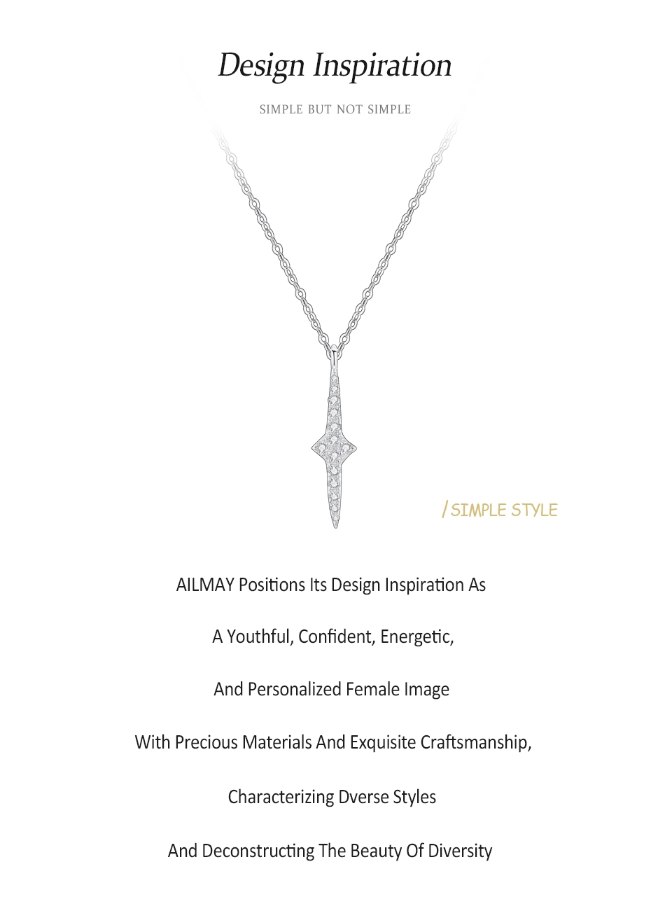 Star Pendant Necklace 925 Sterling Silver