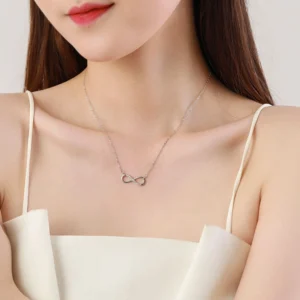 Infinite Love Pendant Necklace Sterling Silver