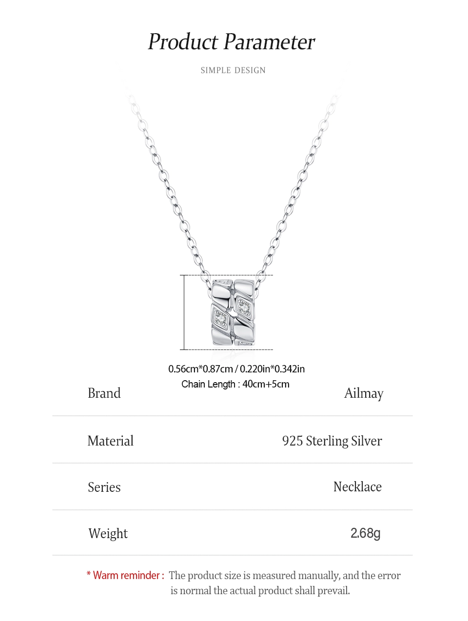Circle Rotating Pendant Necklace Sterling Silver