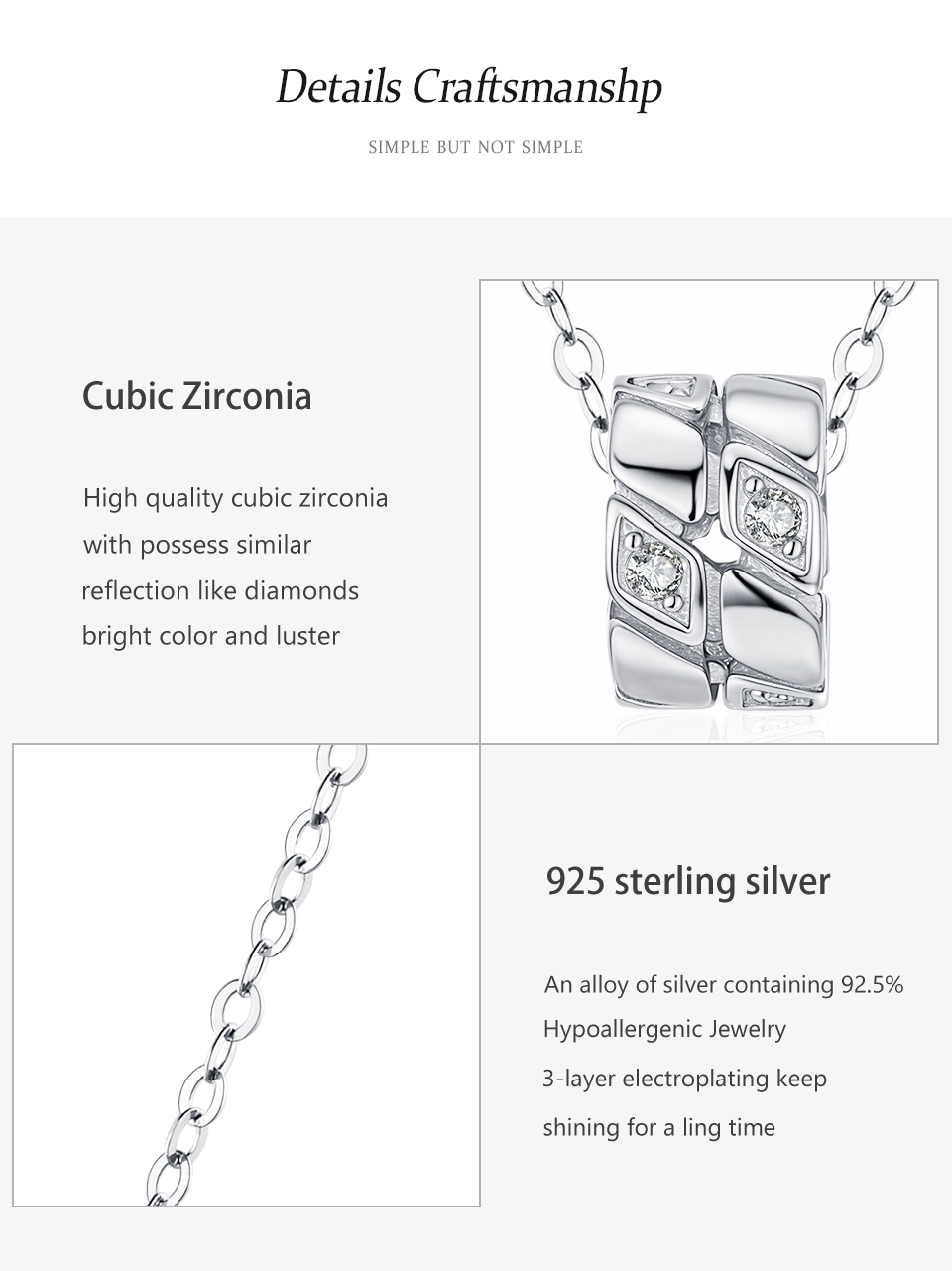 Circle Rotating Pendant Necklace Sterling Silver