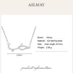 Line Type Pattern Crocodile Necklaces Sterling Silver