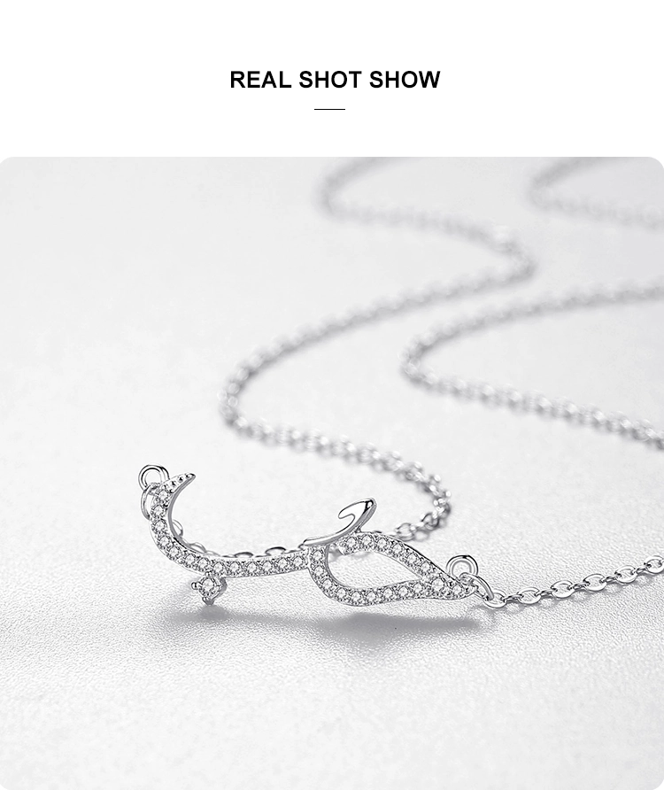 Line Type Pattern Crocodile Necklaces Sterling Silver