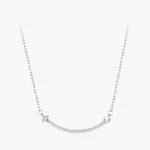 Smile Lucky Pearl Pendant Necklace Sterling Silver