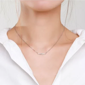 925 Sterling Silver Luxury Geometric Square Design Pendants Necklaces