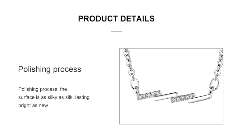 925 Sterling Silver Luxury Geometric Square Design Pendants Necklaces