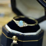 Opal Ring Women Wedding Ring 925 Sterling Silver